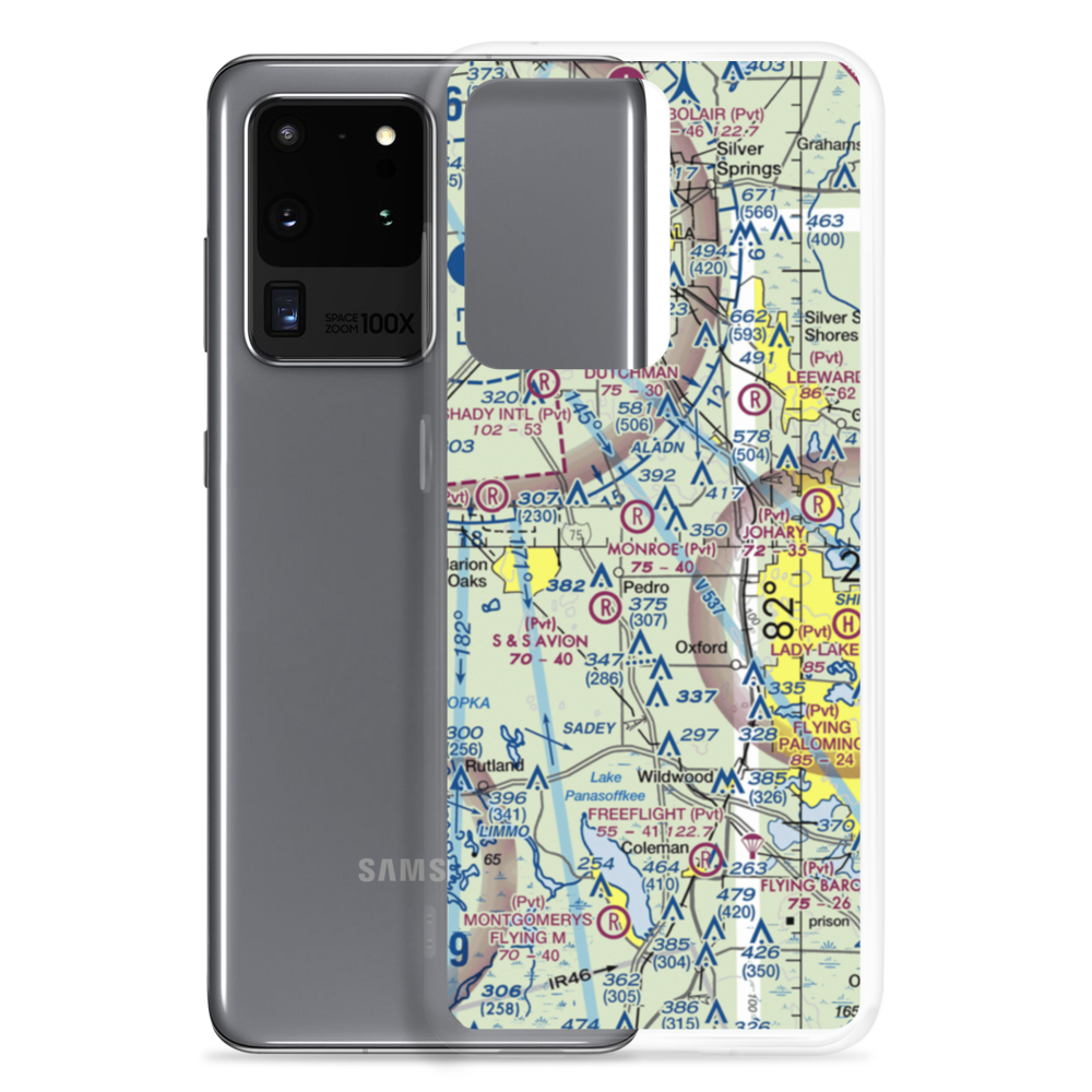 Kiever Airport (8FL2) VFR Sectional Samsung Case Samsung Galaxy S20 Ultra model shown