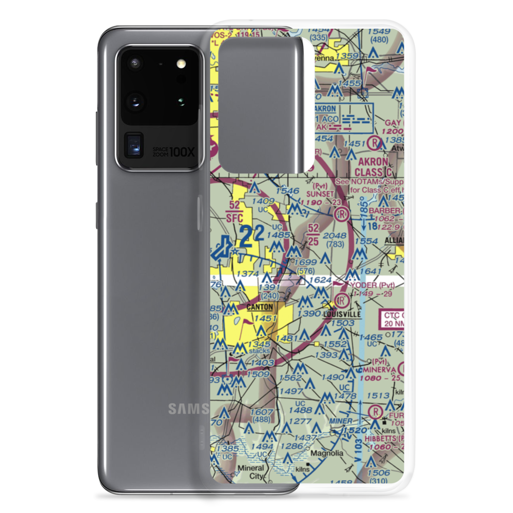 Kiko Farm Airport (OA19) VFR Sectional Samsung Case Samsung Galaxy S20 Ultra model shown