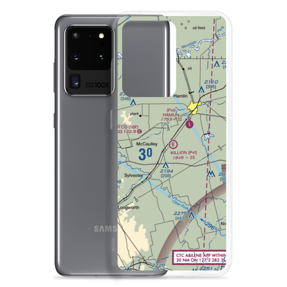Killion Ranch Airport (1TX7) VFR Sectional Samsung Case Samsung Galaxy S20 Ultra model shown