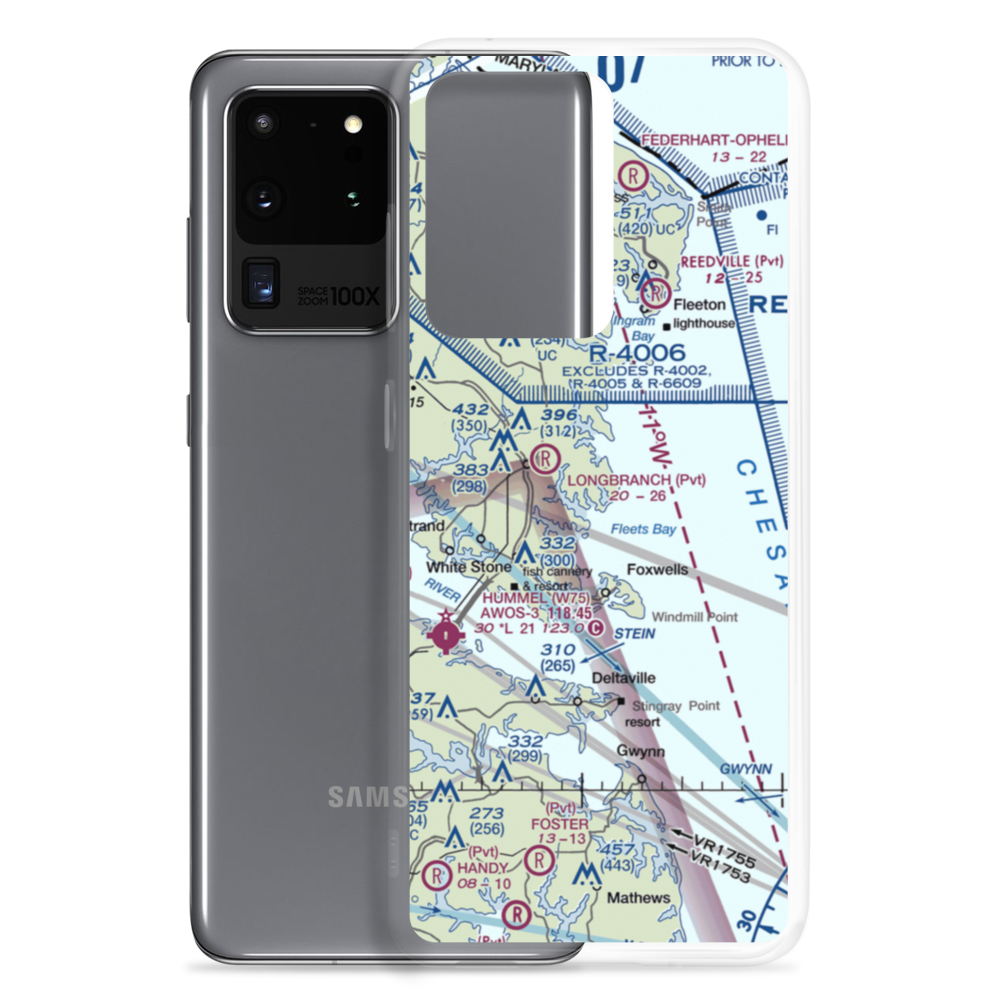 Kilmarnock/Tolbert Field (5VA9) VFR Sectional Samsung Case Samsung Galaxy S20 Ultra model shown