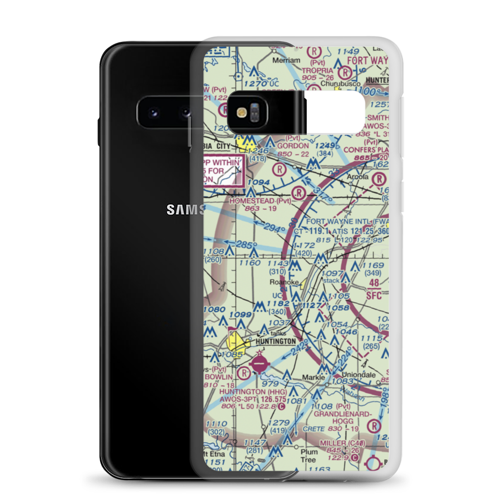 Kilsoquah Farm Airport (8IS2) VFR Sectional Samsung Case Samsung Galaxy S10 model shown