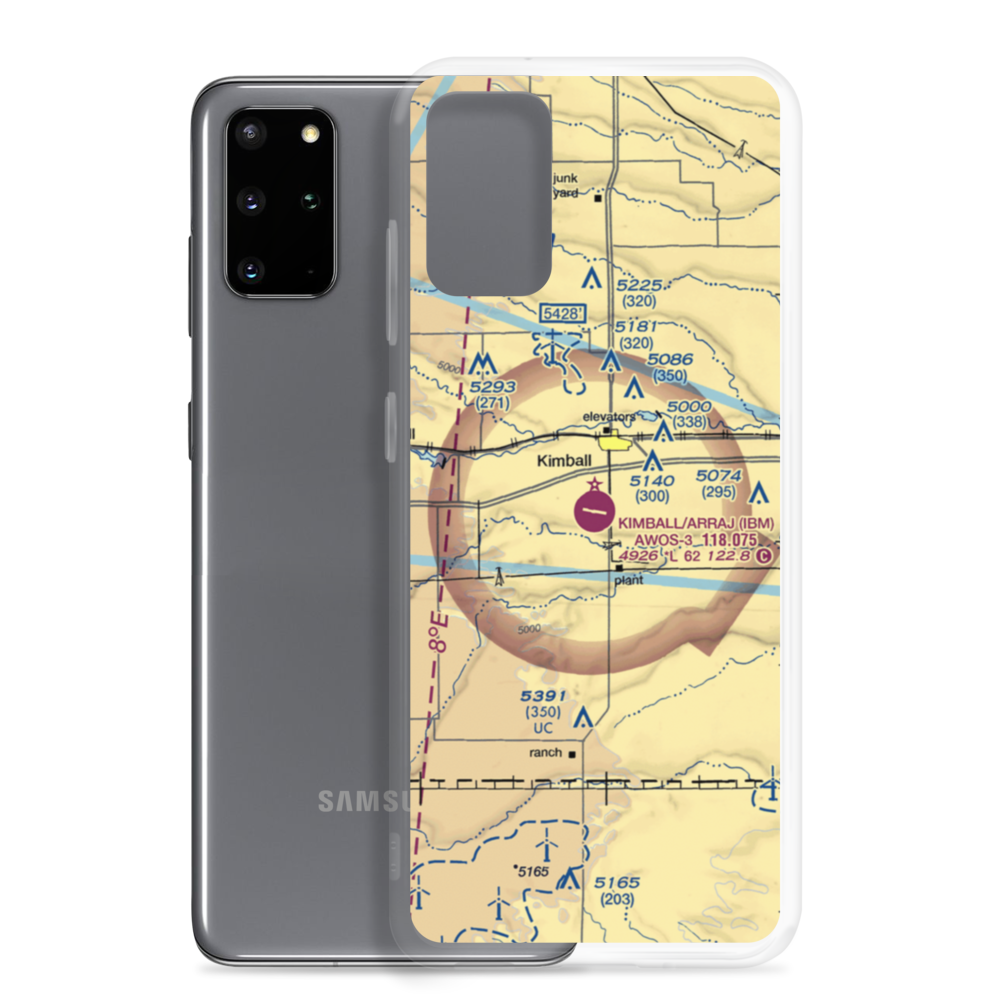 Kimball Municipal Robert E Arraj Field (IBM) VFR Sectional Samsung Case Samsung Galaxy S20 Plus model shown