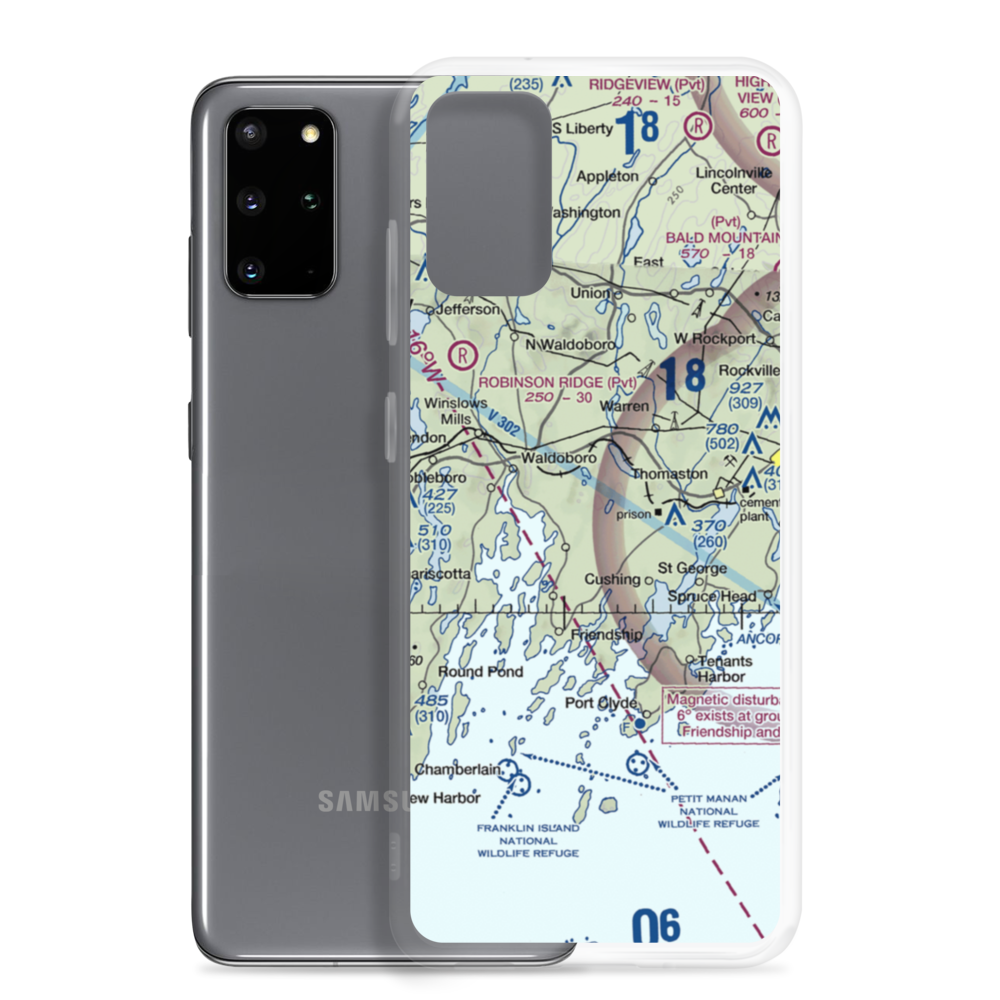 Kimberly Airport (ME56) VFR Sectional Samsung Case Samsung Galaxy S20 Plus model shown