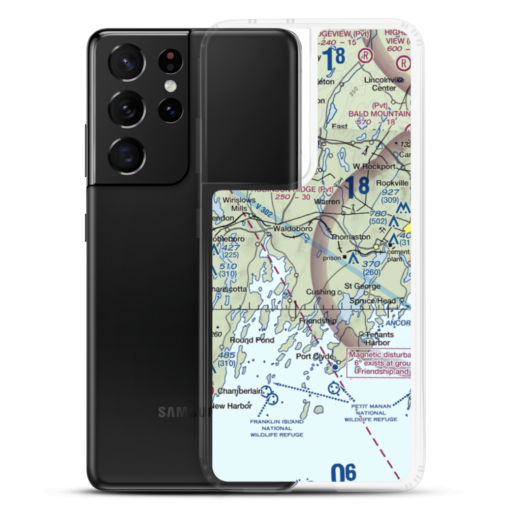 Kimberly Airport (ME56) VFR Sectional Samsung Case Samsung Galaxy S21 Ultra model shown