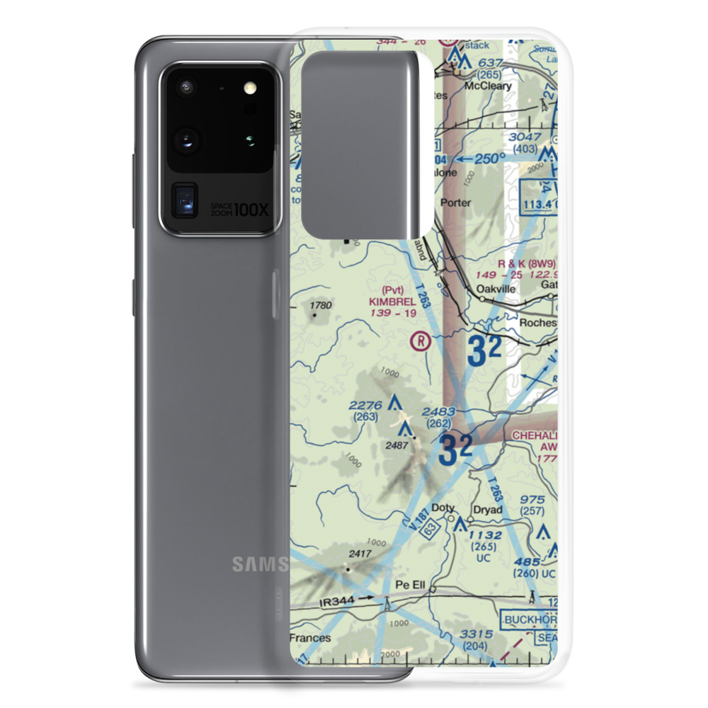 Kimbrel Farm Airport (WN48) VFR Sectional Samsung Case Samsung Galaxy S20 Ultra model shown