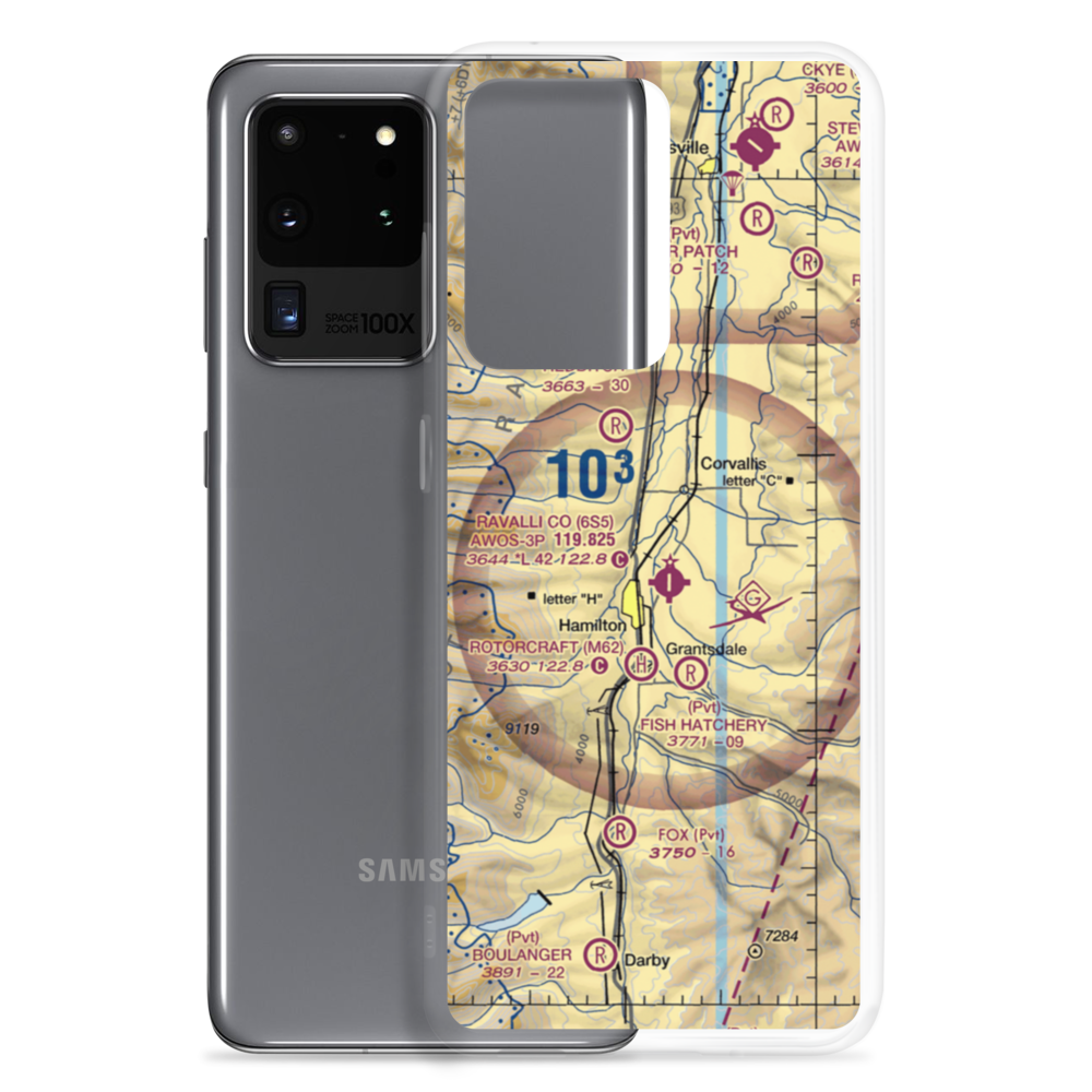 Kimp Airport (0MT4) VFR Sectional Samsung Case Samsung Galaxy S20 Ultra model shown