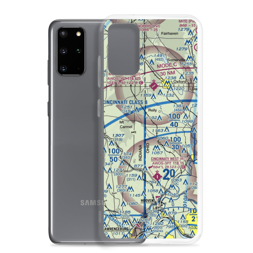 King Knoll Airport (OI84) VFR Sectional Samsung Case Samsung Galaxy S20 Plus model shown