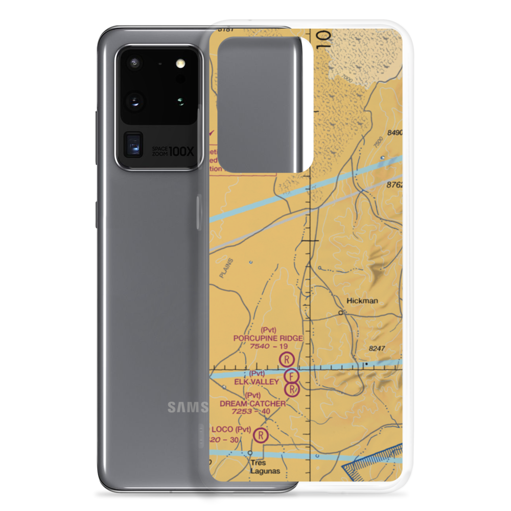 King Ranch Airport (83NM) VFR Sectional Samsung Case Samsung Galaxy S20 Ultra model shown