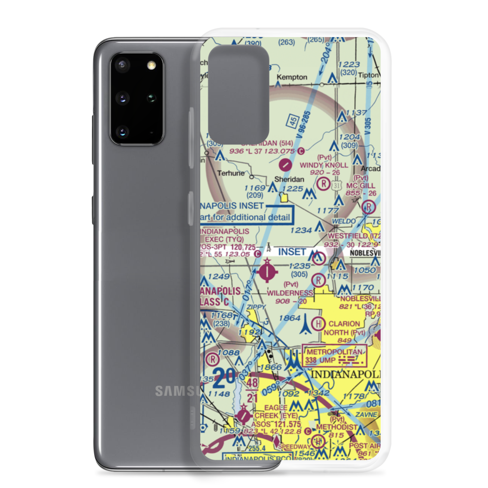 King Ultralightport (02II) VFR Sectional Samsung Case Samsung Galaxy S20 Plus model shown