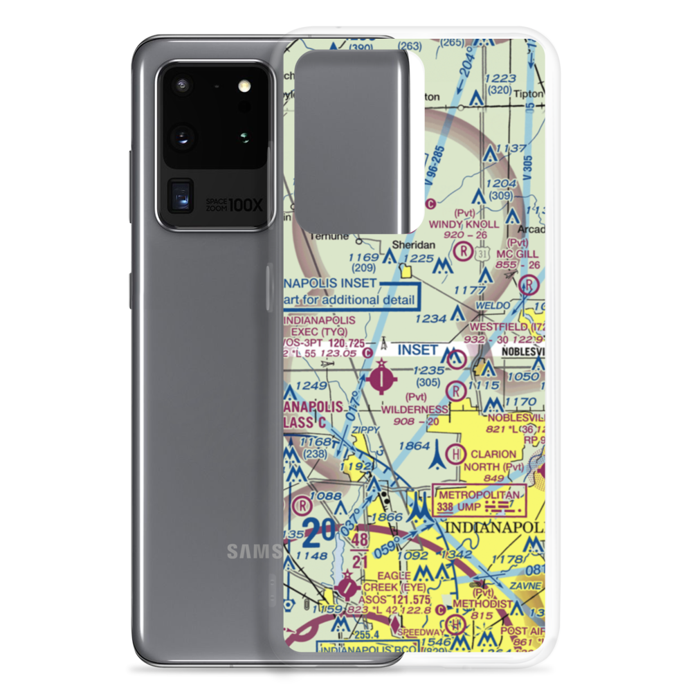 King Ultralightport (02II) VFR Sectional Samsung Case Samsung Galaxy S20 Ultra model shown