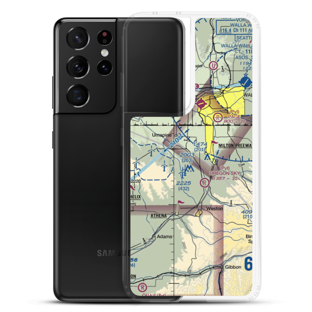 King's Airport (9OR4) VFR Sectional Samsung Case Samsung Galaxy S21 Ultra model shown