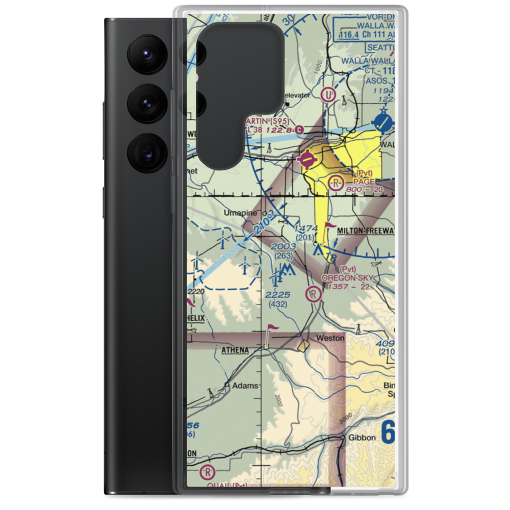 King's Airport (9OR4) VFR Sectional Samsung Case Samsung Galaxy S22 Ultra model shown