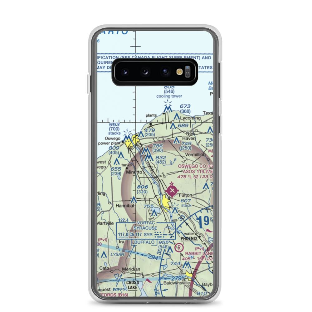 Kingdom Field (5NK5) VFR Sectional Samsung Case Samsung Galaxy S10 model shown