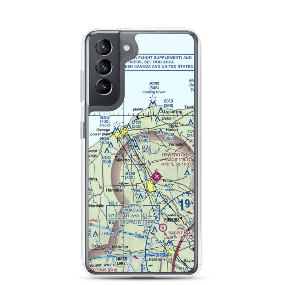 Kingdom Field (5NK5) VFR Sectional Samsung Case Samsung Galaxy S21 model shown