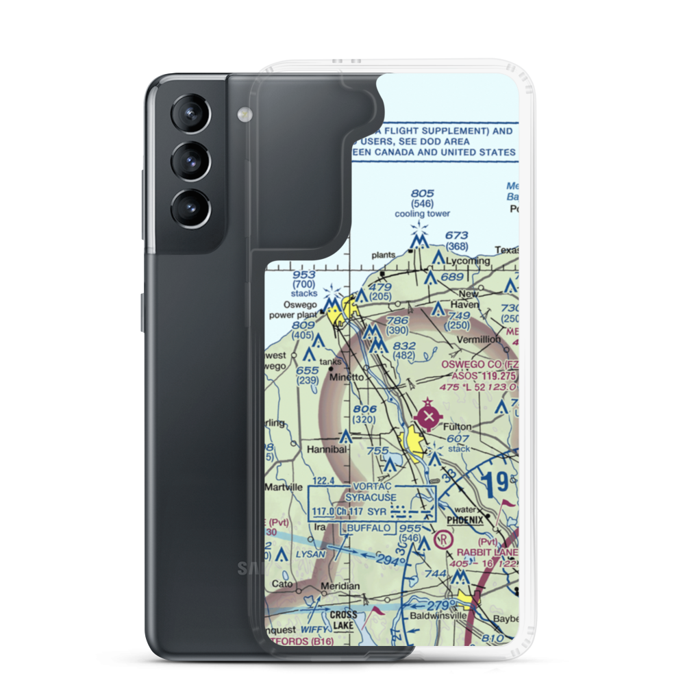 Kingdom Field (5NK5) VFR Sectional Samsung Case Samsung Galaxy S21 model shown