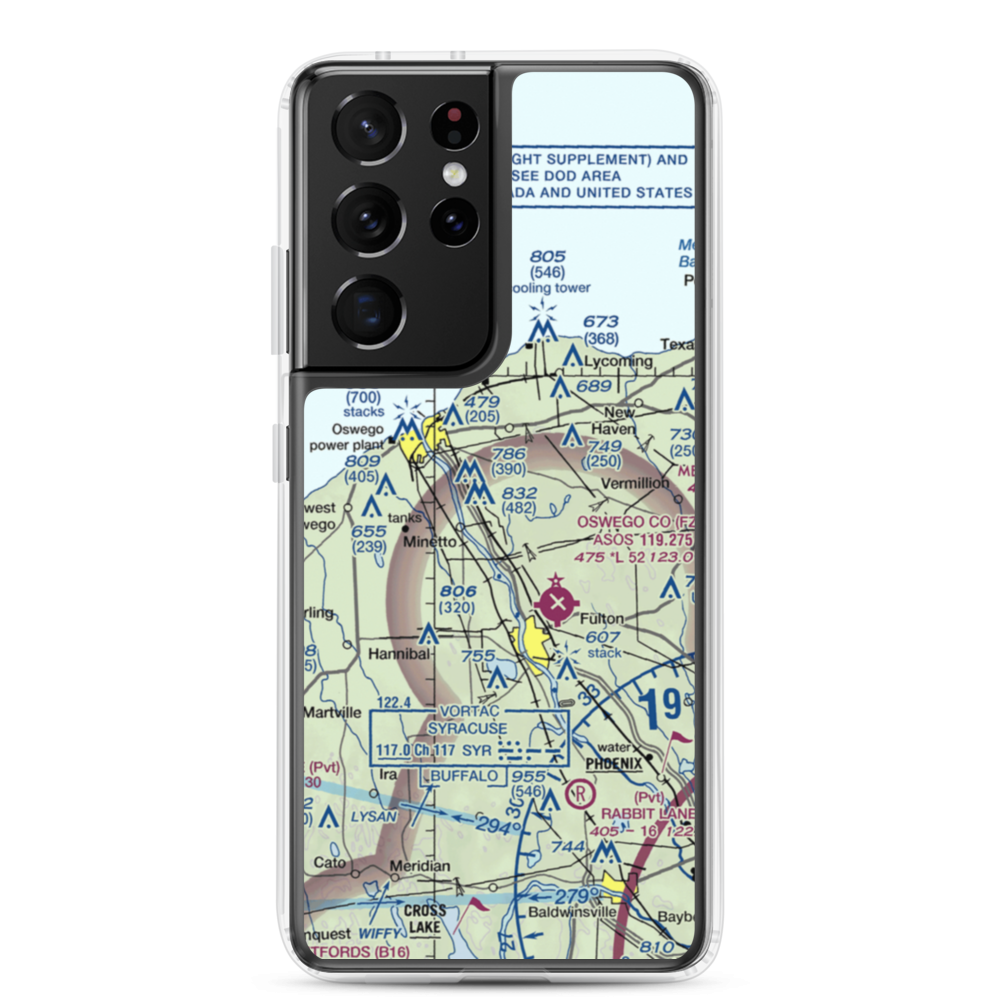 Kingdom Field (5NK5) VFR Sectional Samsung Case Samsung Galaxy S21 Ultra model shown