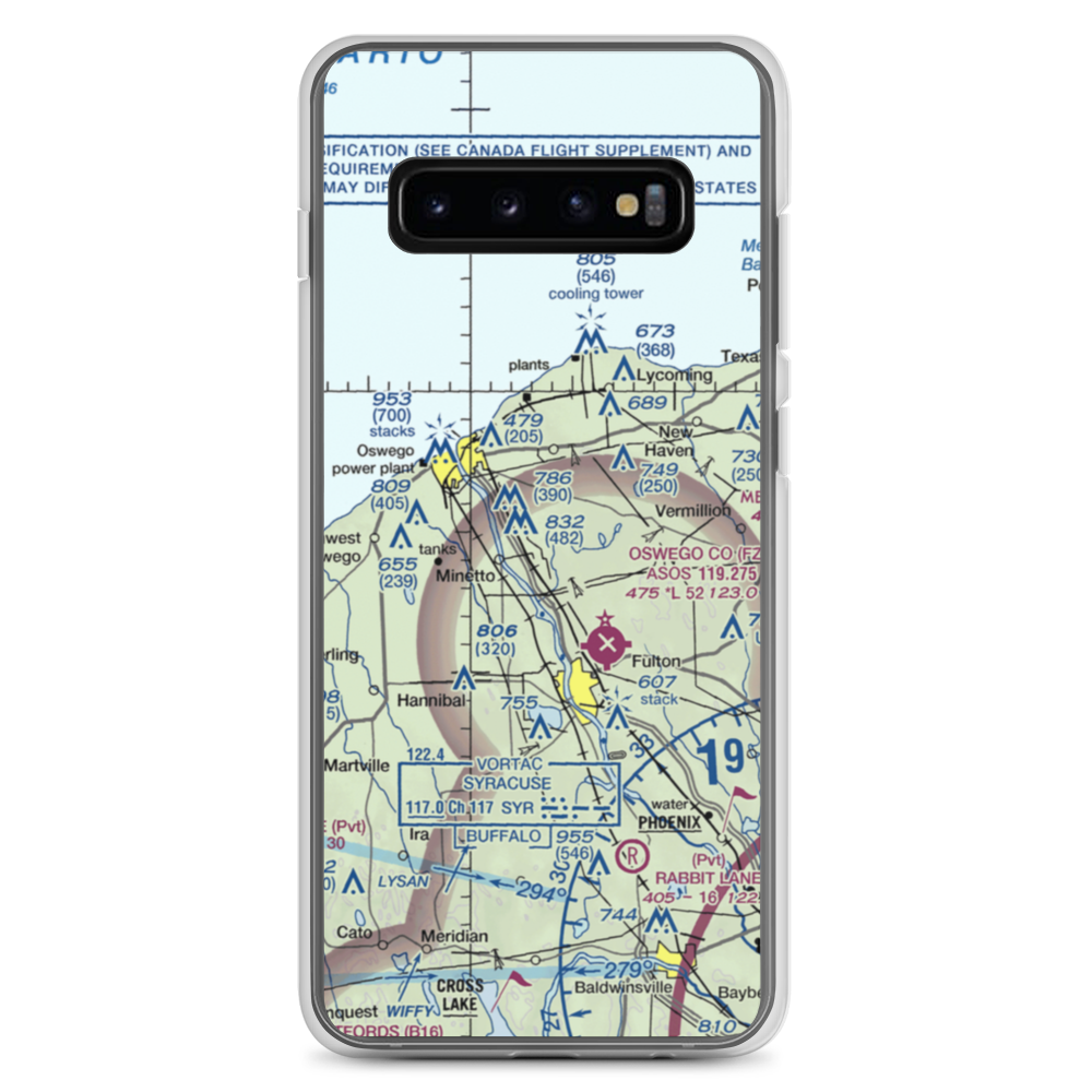 Kingdom Field (5NK5) VFR Sectional Samsung Case Samsung Galaxy S10+ model shown