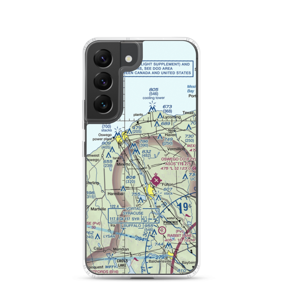 Kingdom Field (5NK5) VFR Sectional Samsung Case Samsung Galaxy S22 model shown