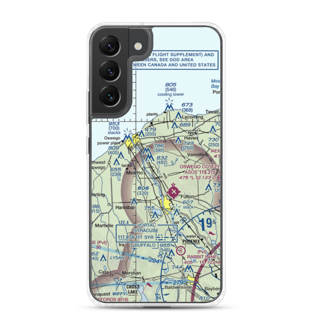Kingdom Field (5NK5) VFR Sectional Samsung Case Samsung Galaxy S22 Plus model shown