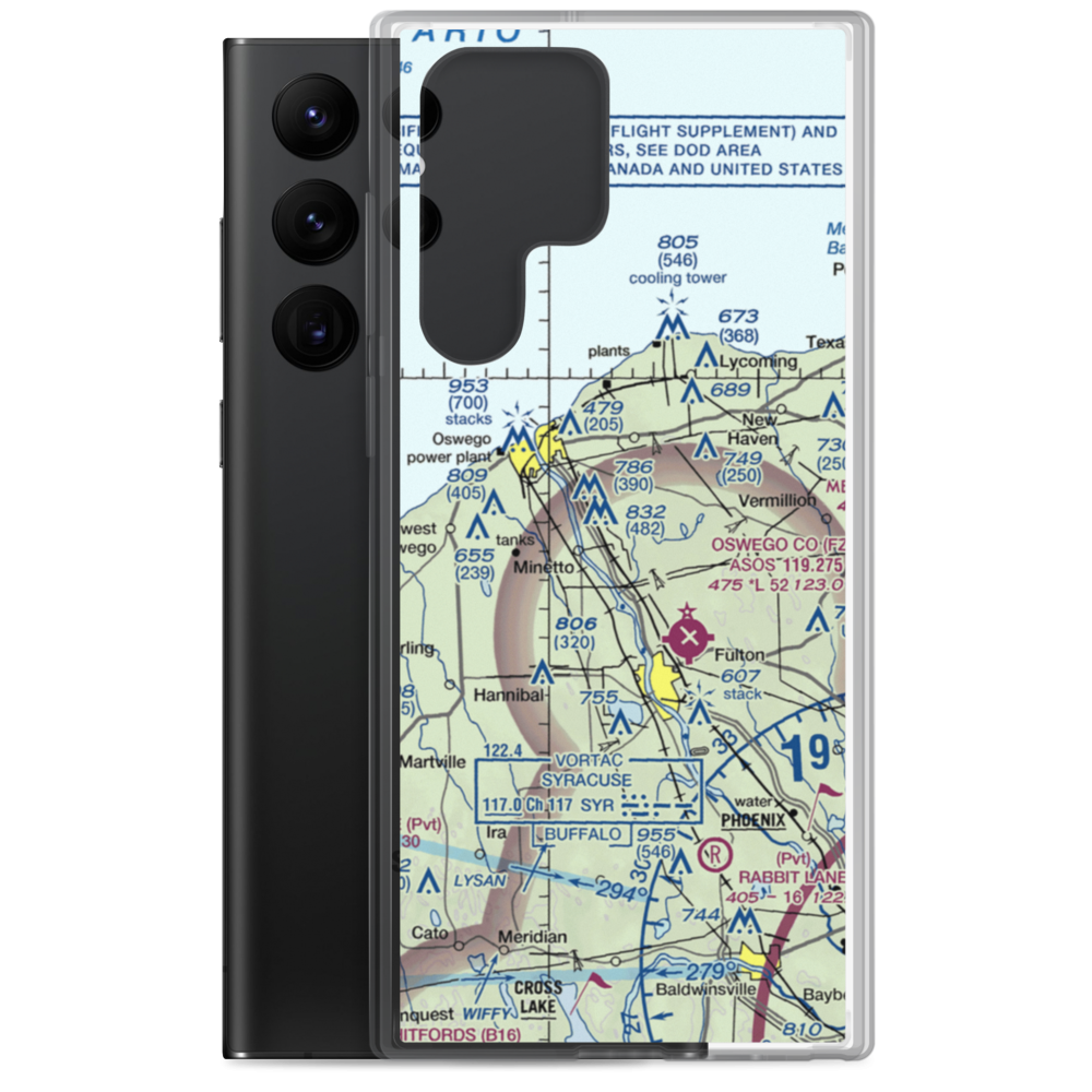Kingdom Field (5NK5) VFR Sectional Samsung Case Samsung Galaxy S22 Ultra model shown