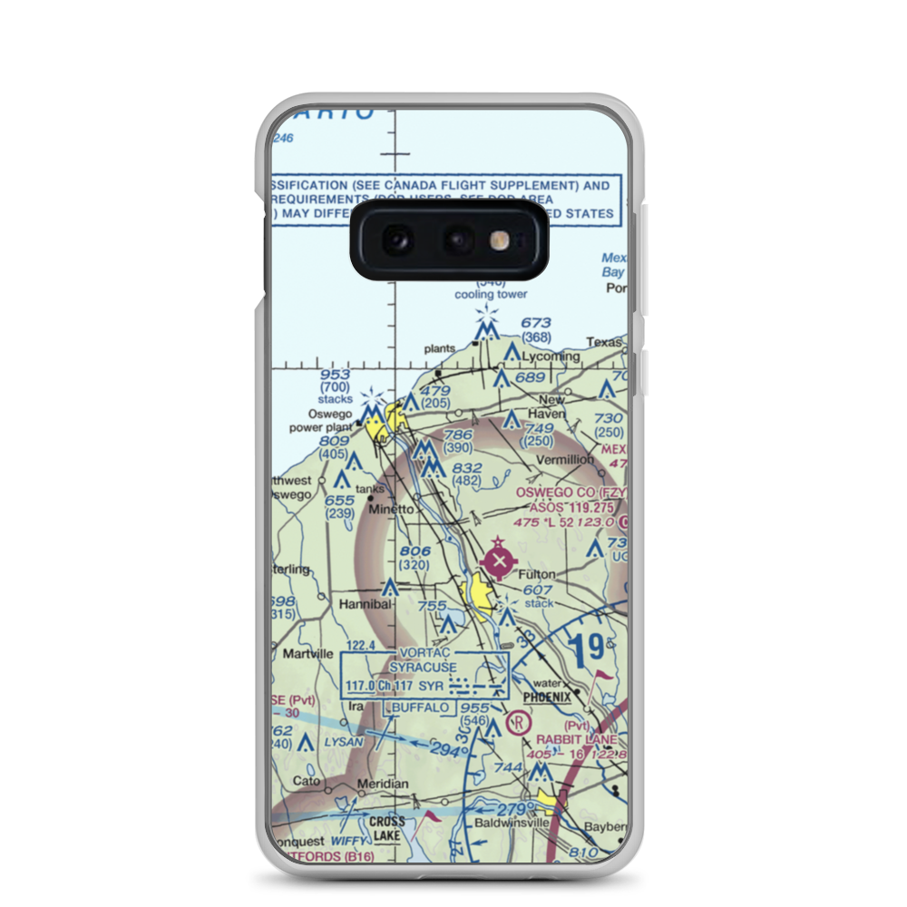 Kingdom Field (5NK5) VFR Sectional Samsung Case Samsung Galaxy S10e model shown