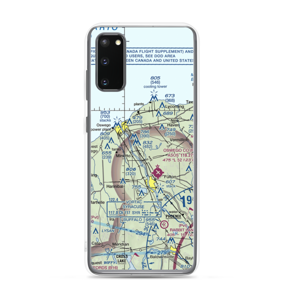 Kingdom Field (5NK5) VFR Sectional Samsung Case Samsung Galaxy S20 model shown
