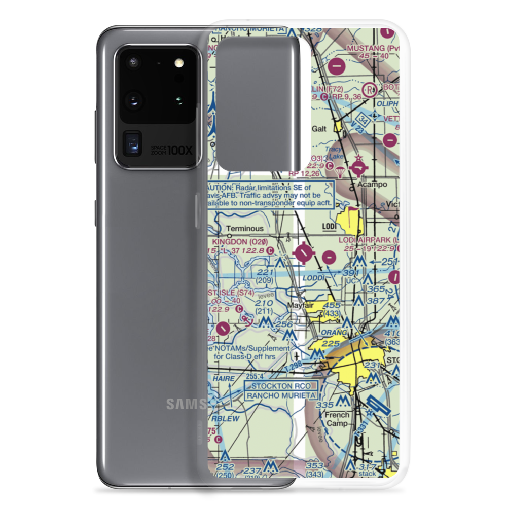 Kingdon Airpark (O20) VFR Sectional Samsung Case Samsung Galaxy S20 Ultra model shown