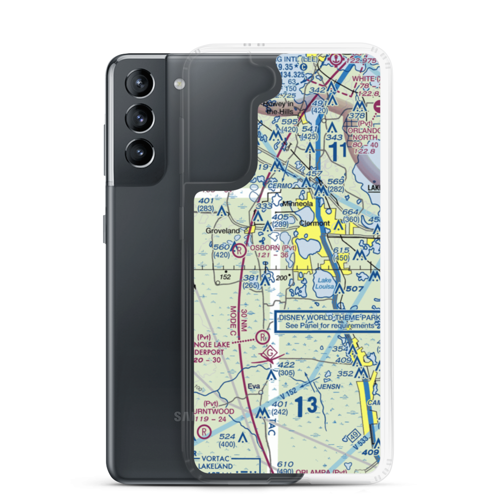 Kings Field (21FL) VFR Sectional Samsung Case Samsung Galaxy S21 model shown