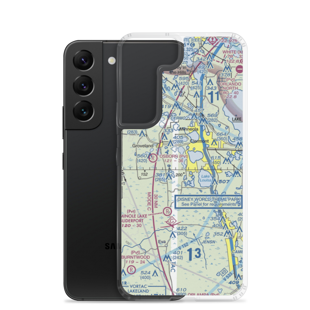 Kings Field (21FL) VFR Sectional Samsung Case Samsung Galaxy S22 model shown