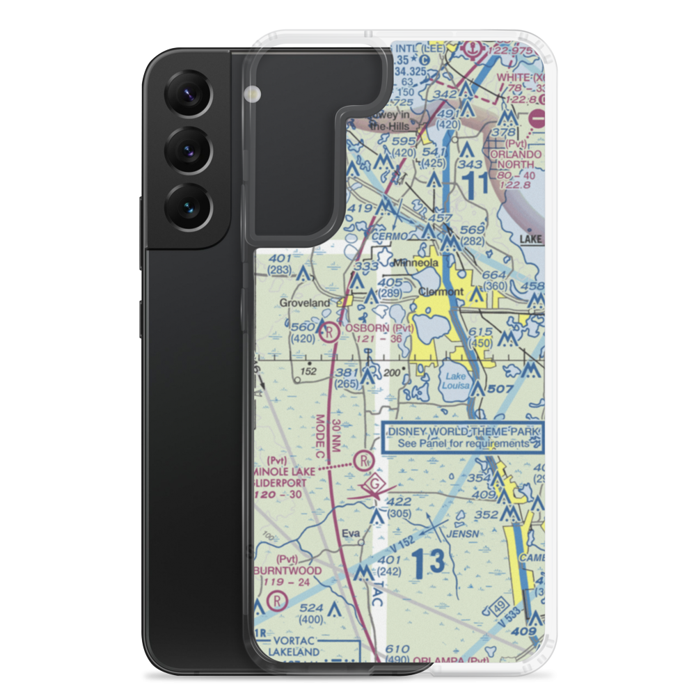 Kings Field (21FL) VFR Sectional Samsung Case Samsung Galaxy S22 Plus model shown