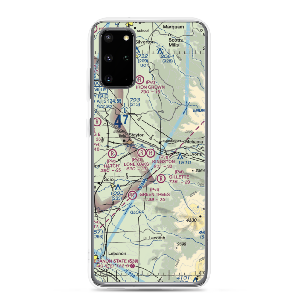 Kingston Airpark (8OR2) VFR Sectional Samsung Case Samsung Galaxy S20 Plus model shown