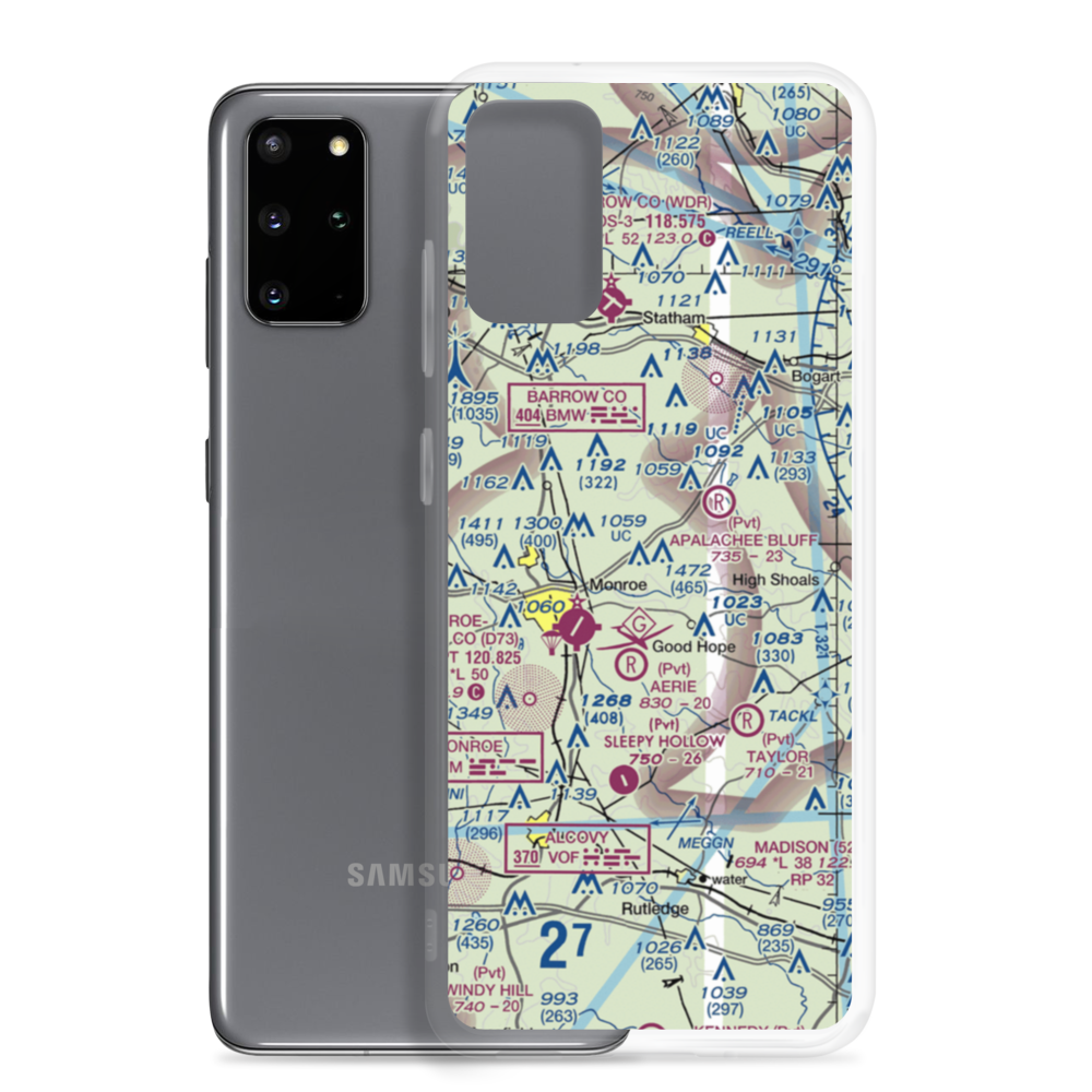 Kintail Farm Airport (GA00) VFR Sectional Samsung Case Samsung Galaxy S20 Plus model shown