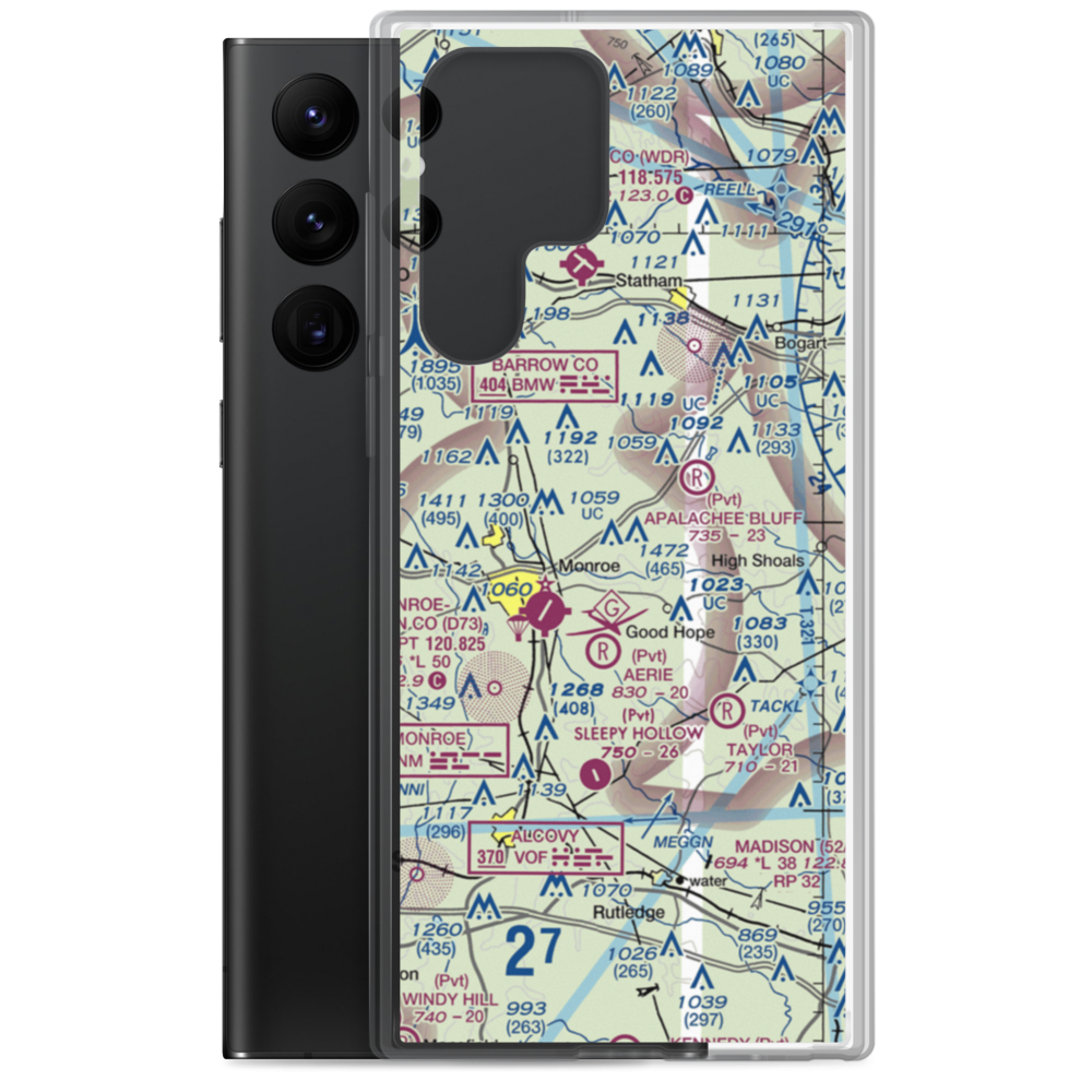 Kintail Farm Airport (GA00) VFR Sectional Samsung Case Samsung Galaxy S22 Ultra model shown