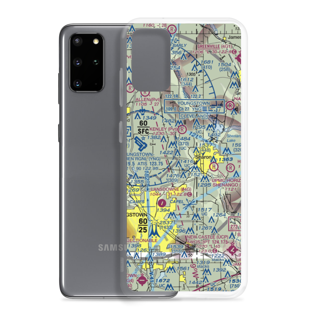 Kirila Heliport (4D5) VFR Sectional Samsung Case Samsung Galaxy S20 Plus model shown