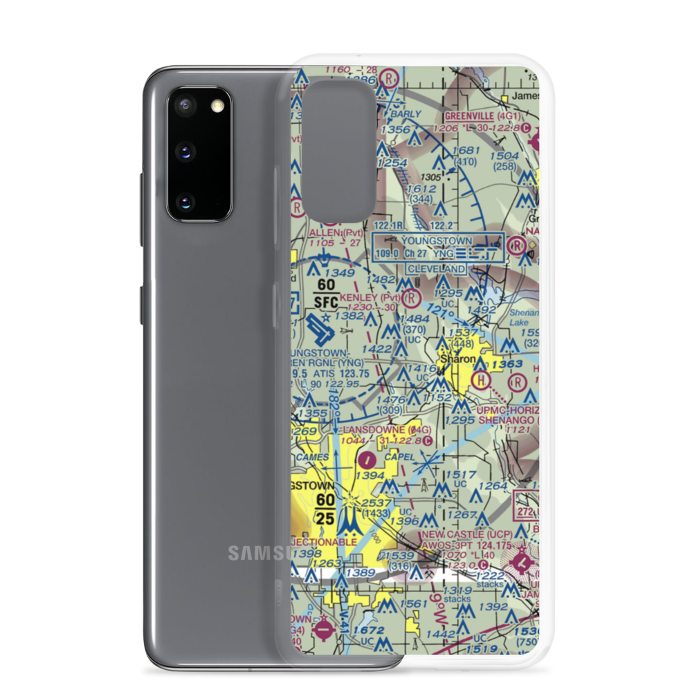 Kirila Heliport (4D5) VFR Sectional Samsung Case Samsung Galaxy S20 model shown