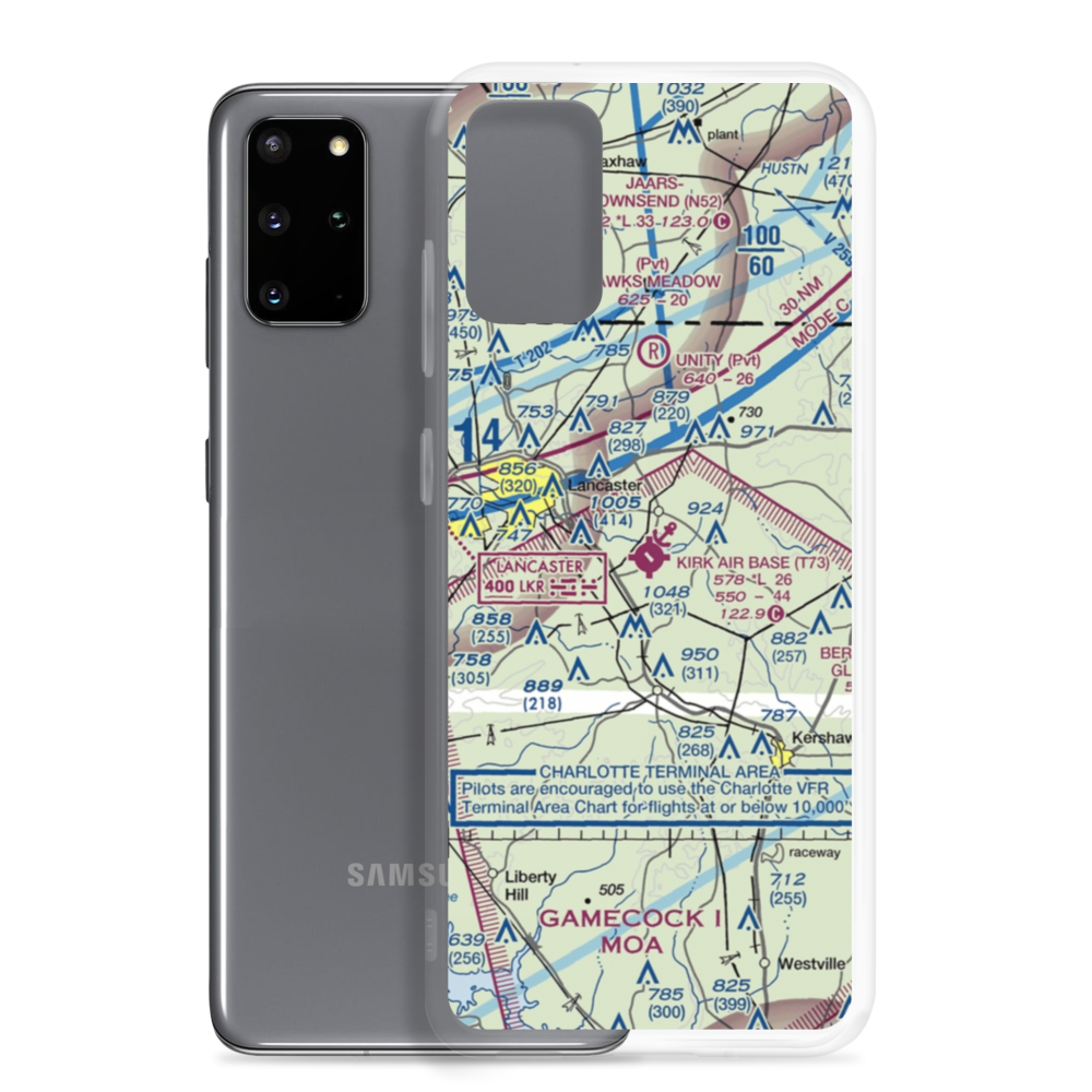 Kirk Air Base (T73) VFR Sectional Samsung Case Samsung Galaxy S20 Plus model shown