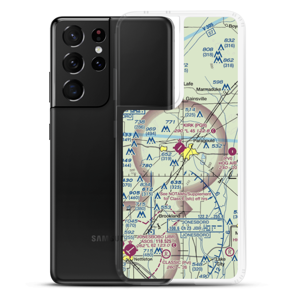 Kirk Field (PGR) VFR Sectional Samsung Case Samsung Galaxy S21 Ultra model shown