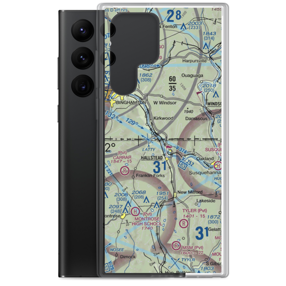 Kirkwood Airpark (5N5) VFR Sectional Samsung Case Samsung Galaxy S22 Ultra model shown