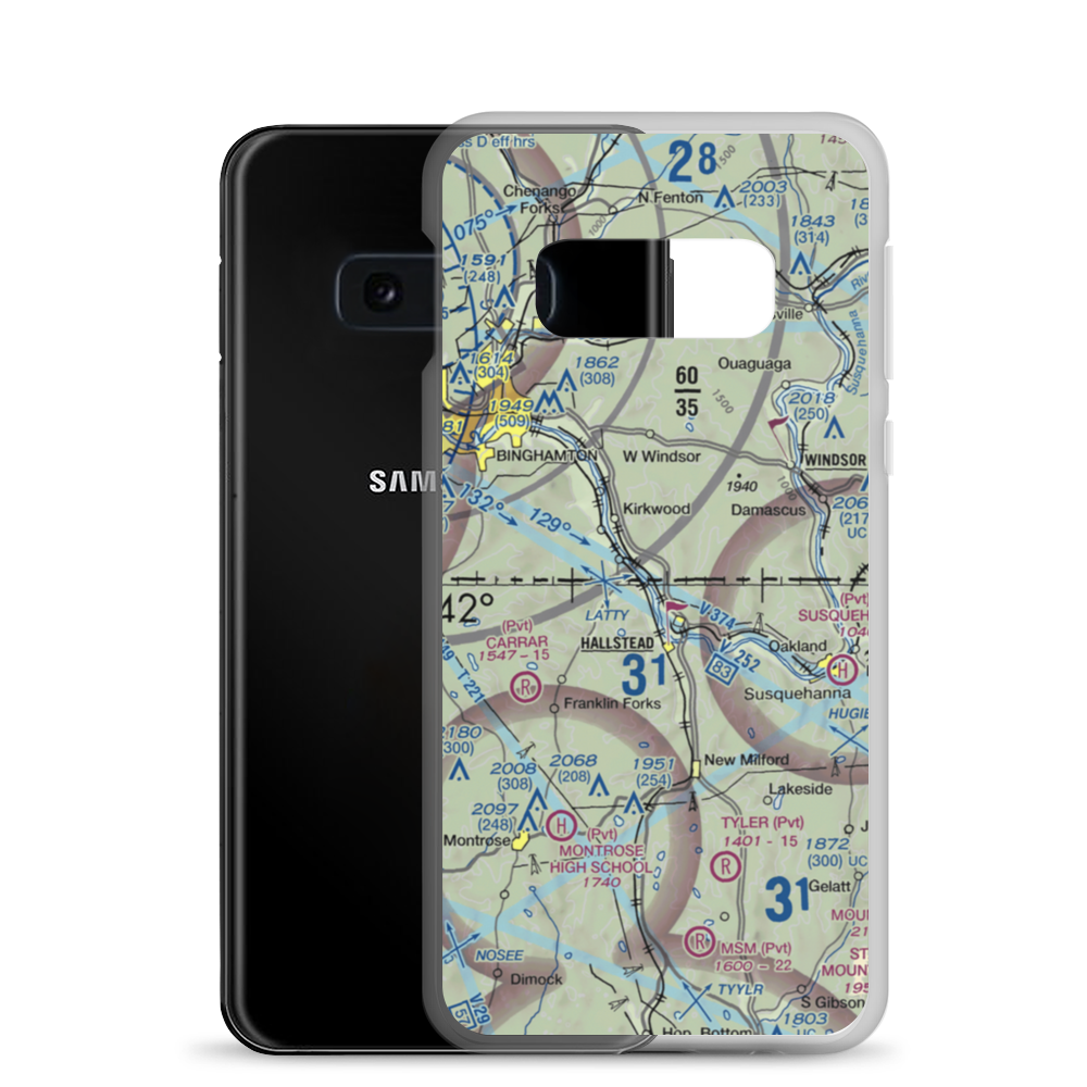 Kirkwood Airpark (5N5) VFR Sectional Samsung Case Samsung Galaxy S10e model shown