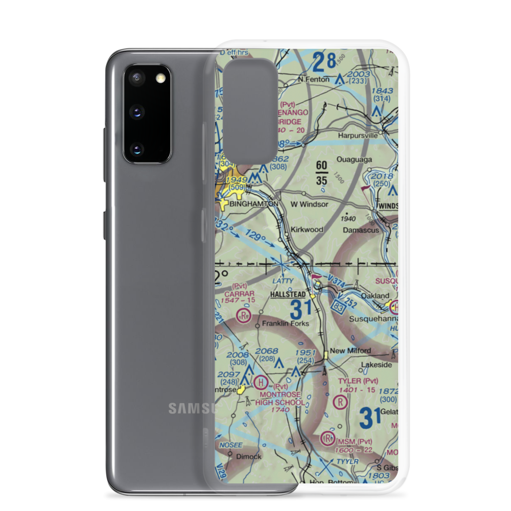 Kirkwood Airpark (5N5) VFR Sectional Samsung Case Samsung Galaxy S20 model shown