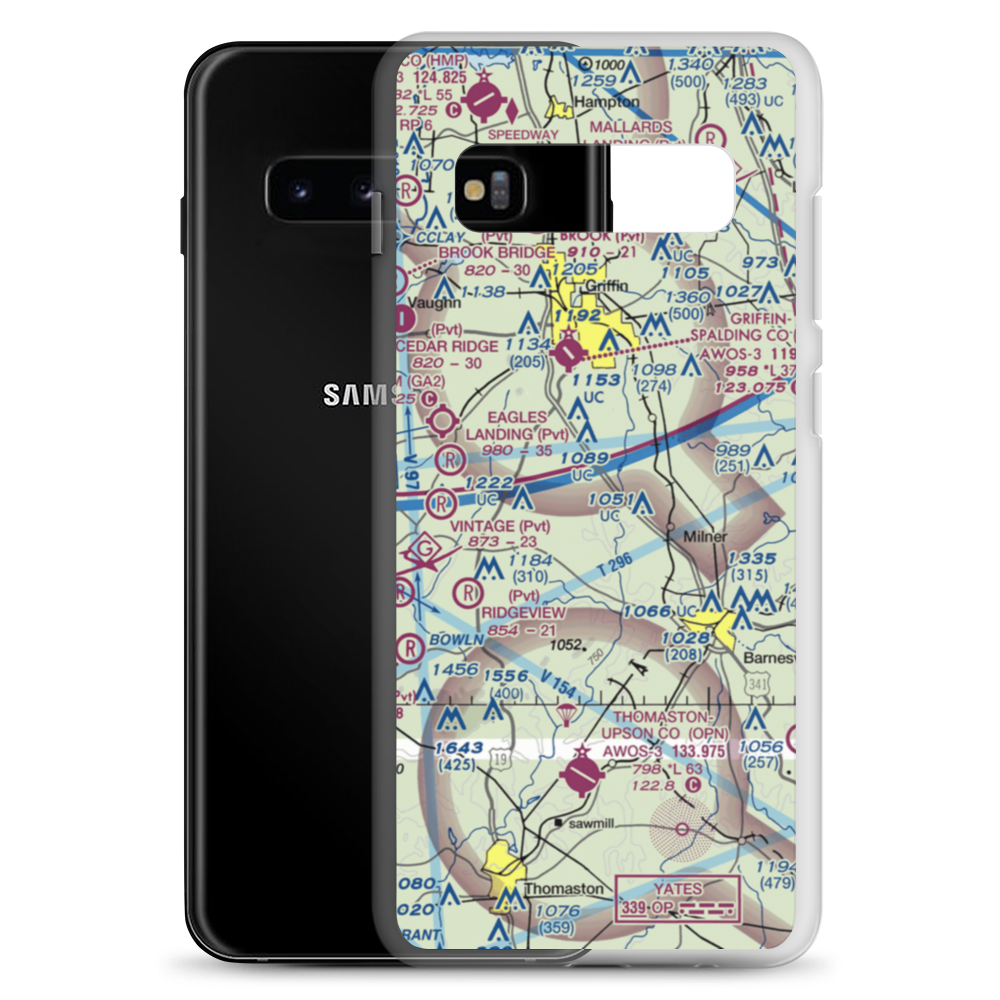 Kitchens Field (4GA7) VFR Sectional Samsung Case Samsung Galaxy S10+ model shown