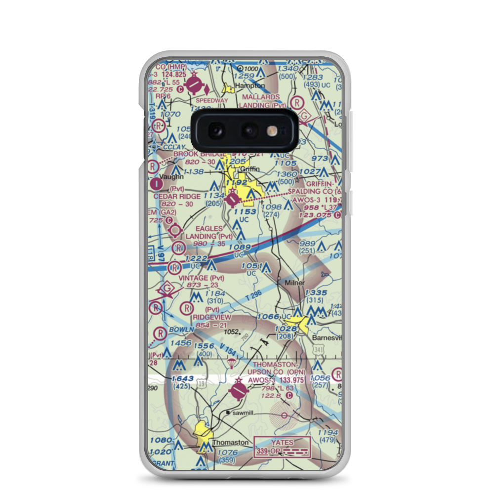 Kitchens Field (4GA7) VFR Sectional Samsung Case Samsung Galaxy S10e model shown