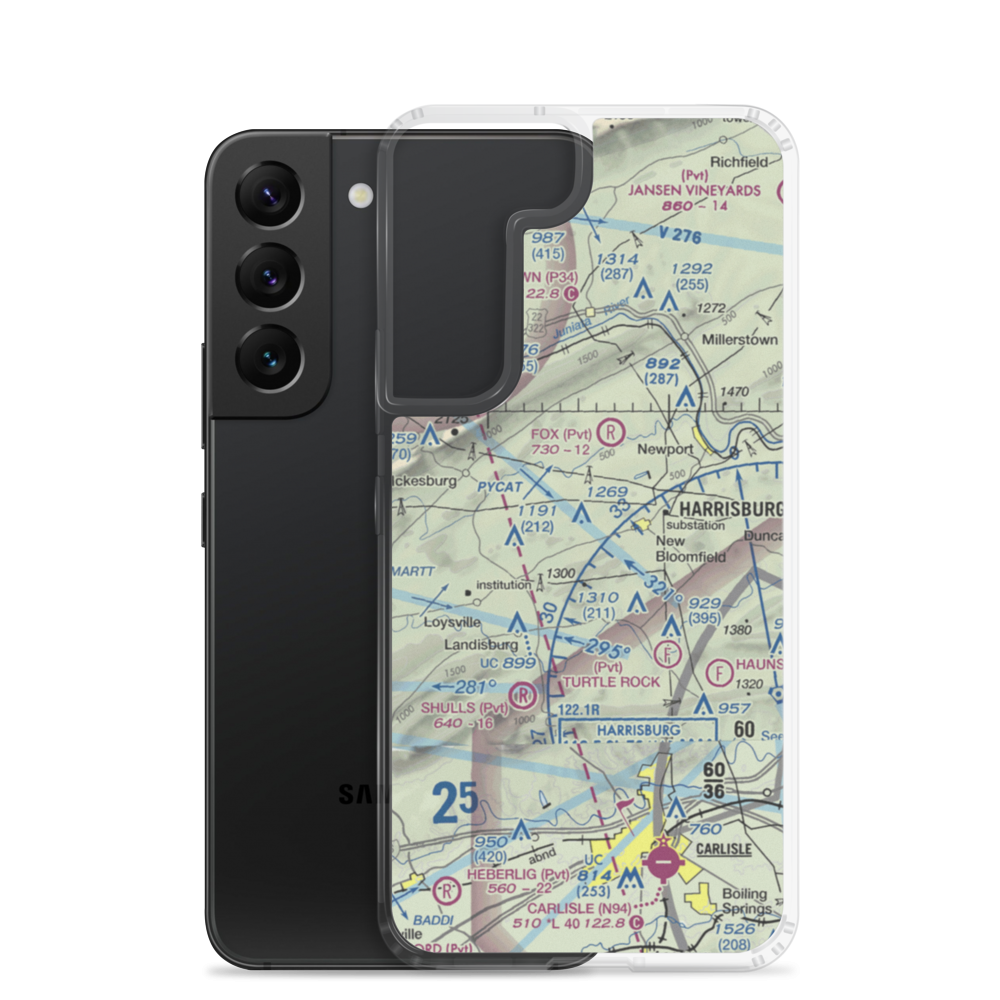 Kitner Airport (0PN4) VFR Sectional Samsung Case Samsung Galaxy S22 model shown