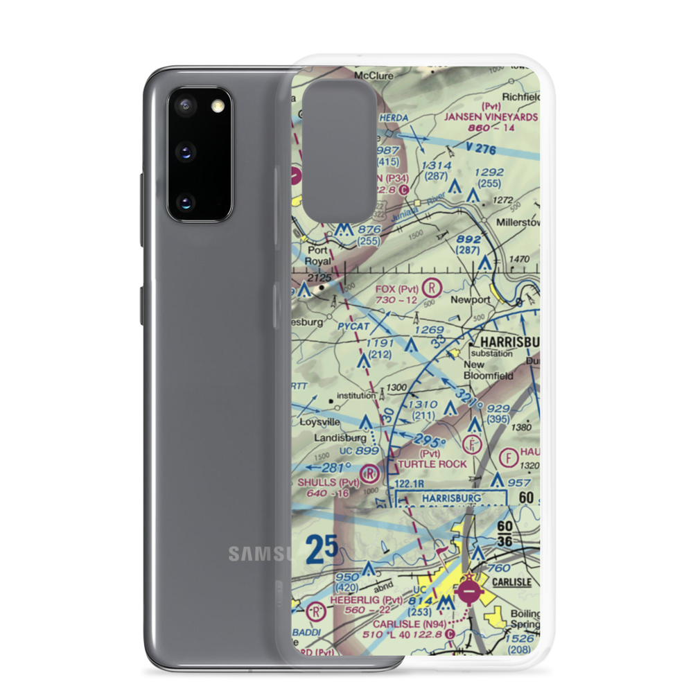 Kitner Airport (0PN4) VFR Sectional Samsung Case Samsung Galaxy S20 model shown
