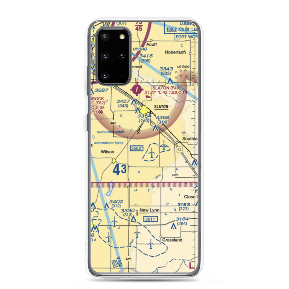 Kitten Farm Private Airport (9XS5) VFR Sectional Samsung Case Samsung Galaxy S20 Plus model shown