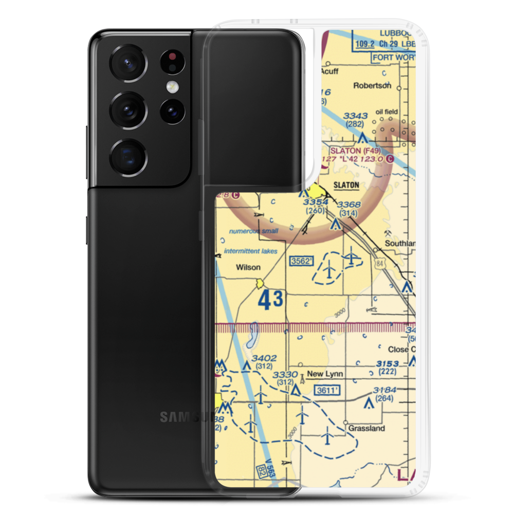 Kitten Farm Private Airport (9XS5) VFR Sectional Samsung Case Samsung Galaxy S21 Ultra model shown