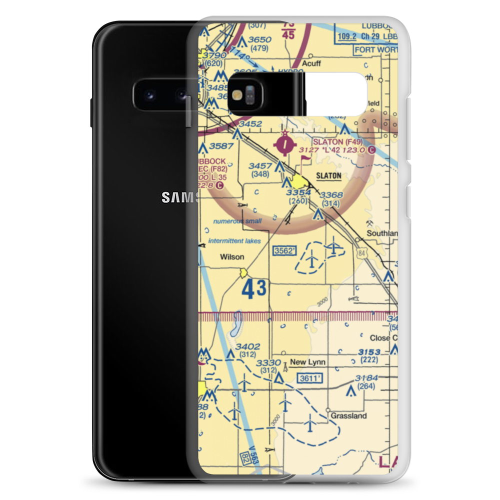 Kitten Farm Private Airport (9XS5) VFR Sectional Samsung Case Samsung Galaxy S10+ model shown