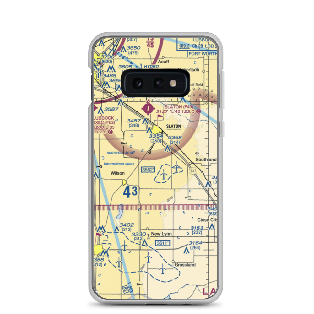 Kitten Farm Private Airport (9XS5) VFR Sectional Samsung Case Samsung Galaxy S10e model shown