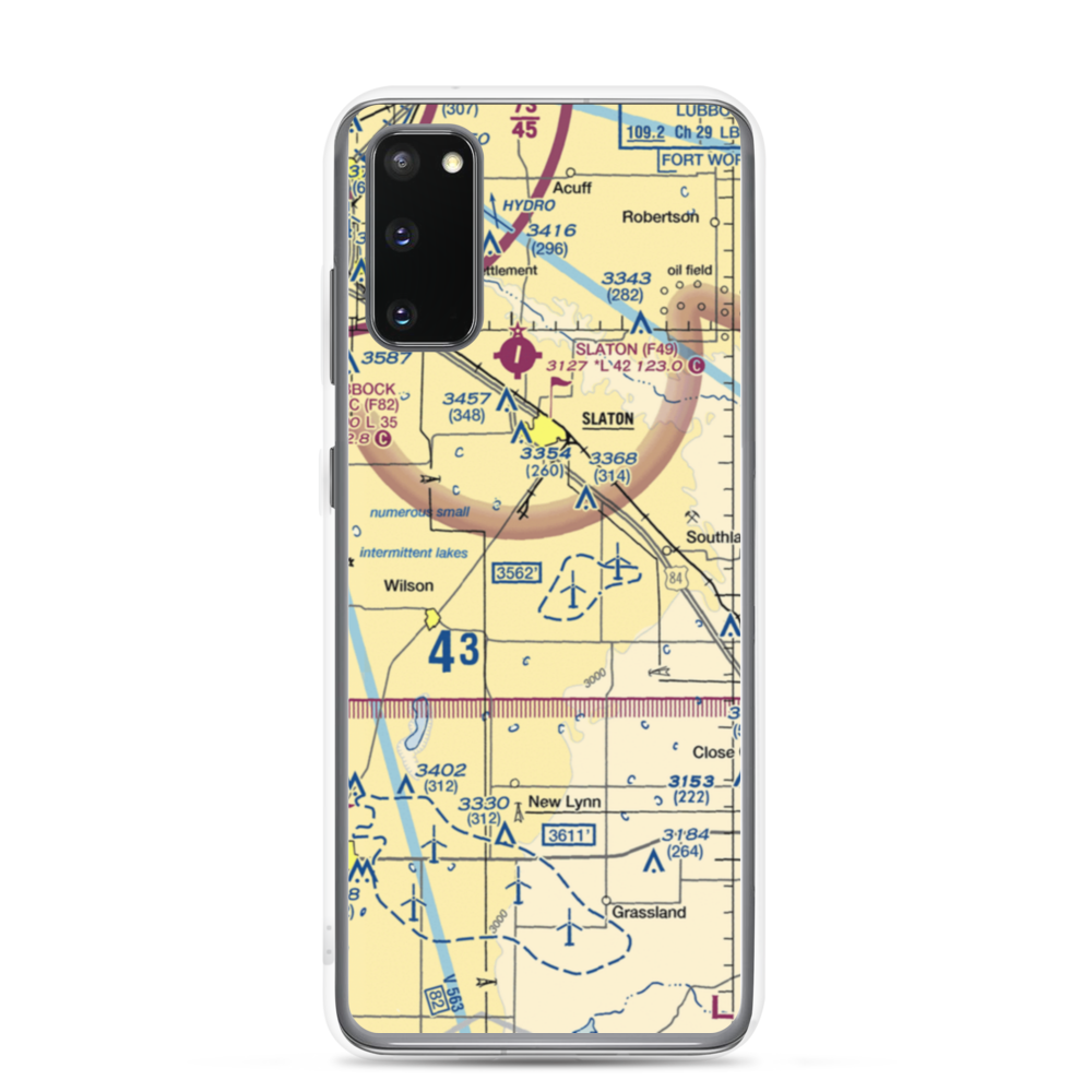 Kitten Farm Private Airport (9XS5) VFR Sectional Samsung Case Samsung Galaxy S20 model shown