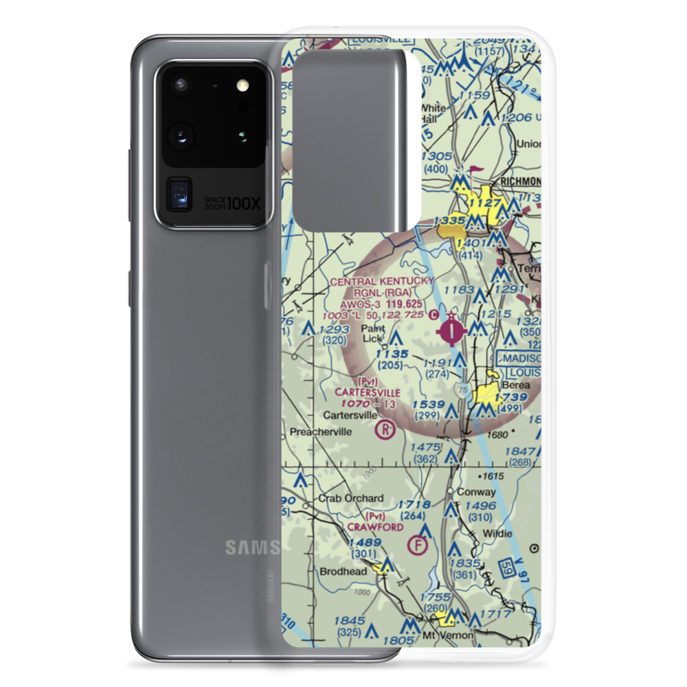 Kitty Hawk Farm Ultralightport (2KY1) VFR Sectional Samsung Case Samsung Galaxy S20 Ultra model shown